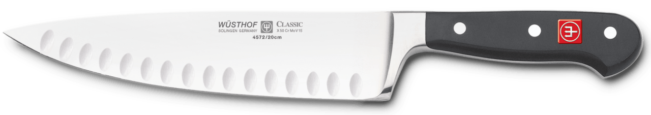 Нож шеф-повара Wuesthof Classic, длина 20 см
4572/20 - смотреть описание и наличие в сети
магазинов PROMENU: в Киеве, Одессе, Харькове, Львове, Днепропетровске Онлайн каталог PROMENU: Нож шеф-повара Wuesthof Classic, длина 20 см
4572/20