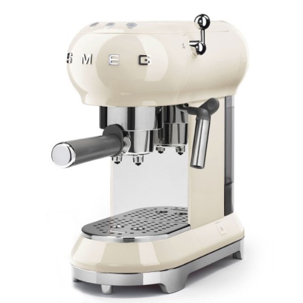 Кофеварка эспрессо Smeg 50 Style, объем резервуара 1 л, кремовая
ECF01CREU - смотреть описание и наличие в сети
магазинов PROMENU: в Киеве, Одессе, Харькове, Львове, Днепропетровске Онлайн каталог PROMENU: Кофеварка эспрессо Smeg 50 Style, объем резервуара 1 л, кремовая
ECF01CREU