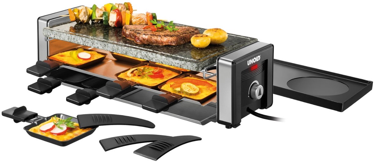 product image - Гриль Raclette Unold, чорний