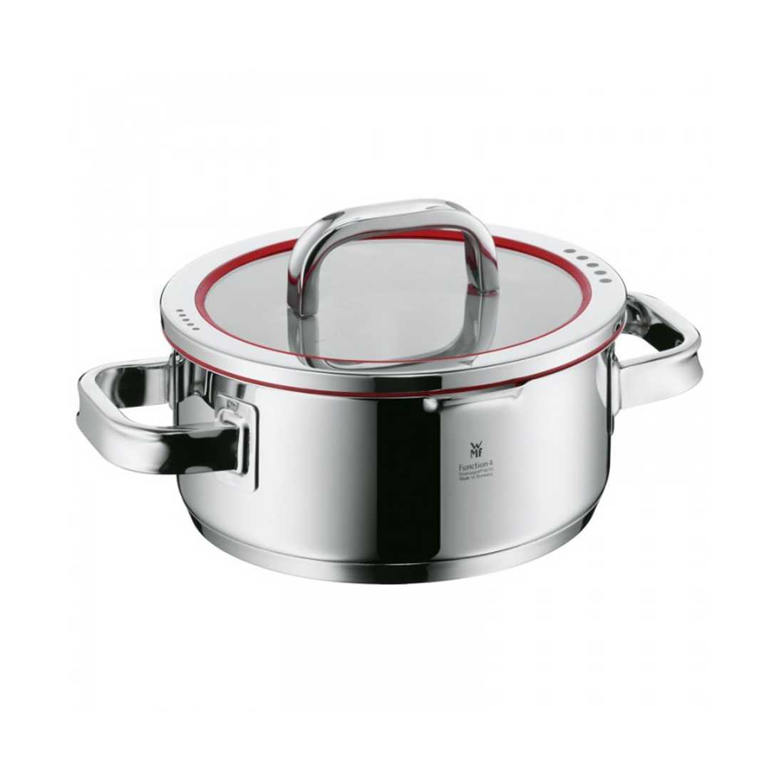 product image - Каструля низька з кришкою WMF Function 4, об'єм 2,5 л, діаметр 20 см, сріблястий