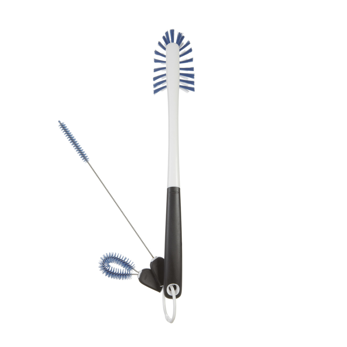 product image - Набір щіток для чищення пляшок 3 в 1 OXO CLEANING, 5х11х44 см, чорний, 3 предмети