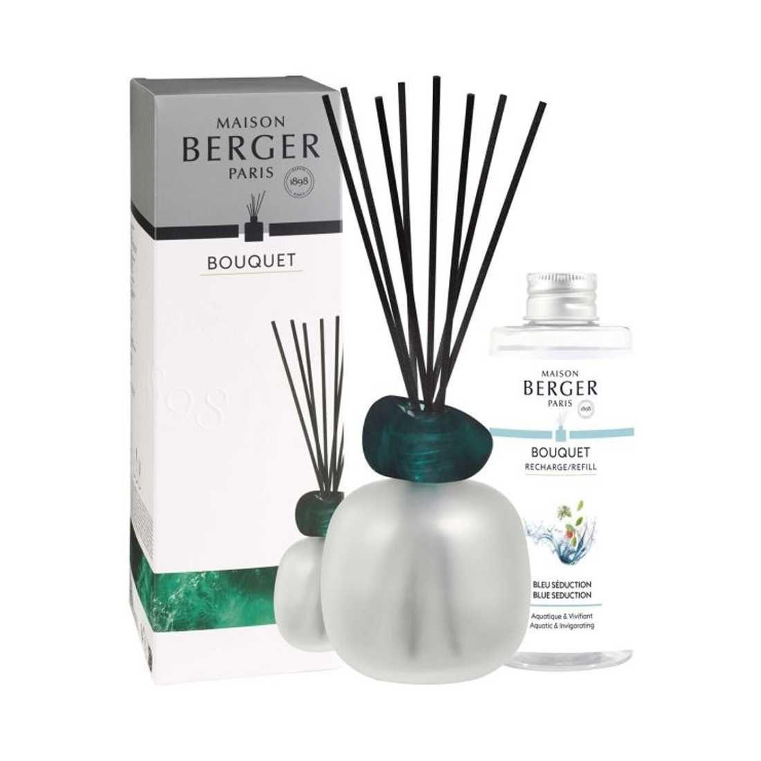 product image - Набор диффузор и наполнитель Maison Berger Paris Blue Seduction, объем 0,26 л и 0,18 л