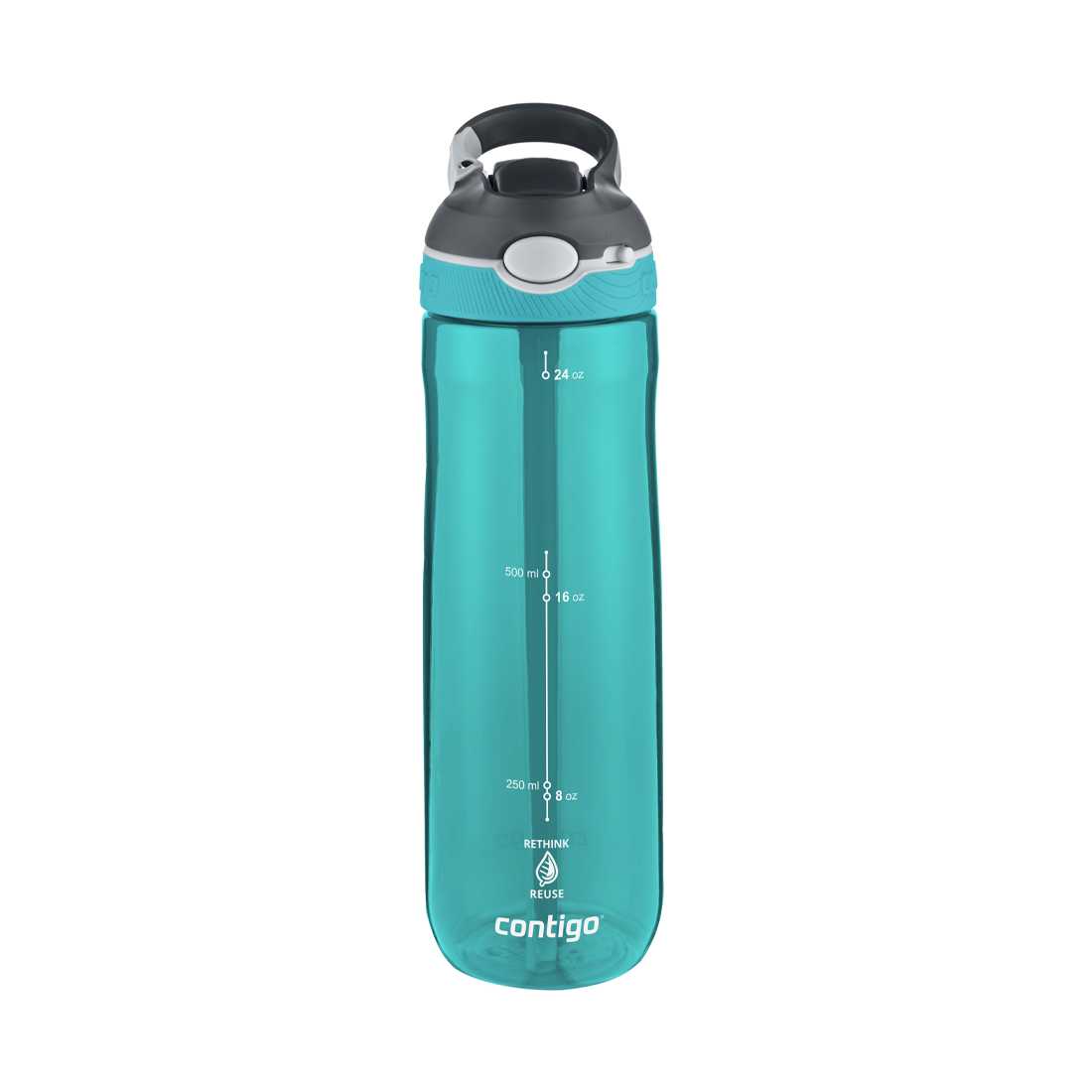 product image - Пляшка спортивна Contigo ASHLAND AUTOSPOUT, об'єм 0,72 л, бірюзовий