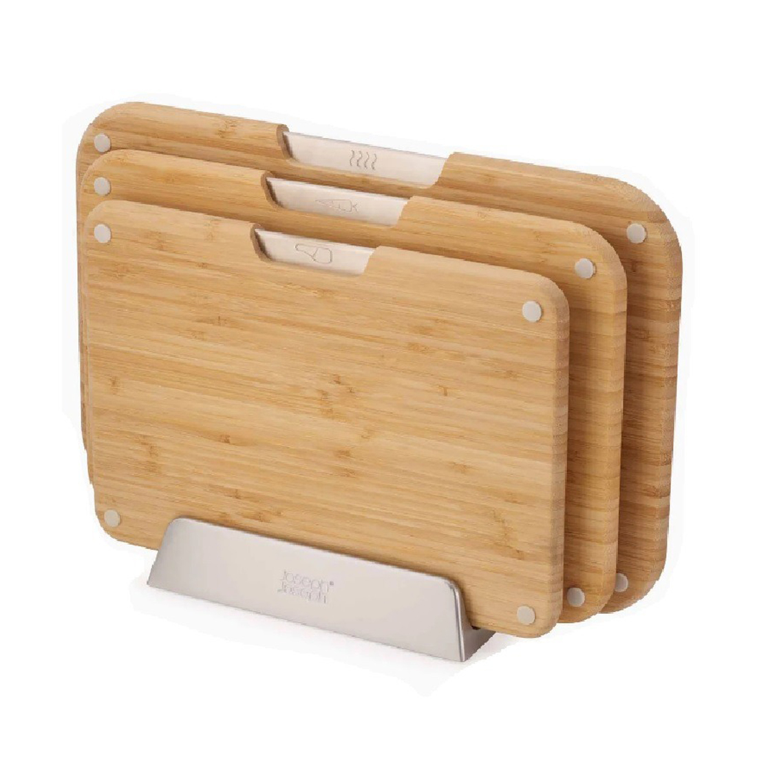 product image - Набір дощок обробних Joseph Joseph Nest Bamboo, 27x37x9,5 см, 4 предмети