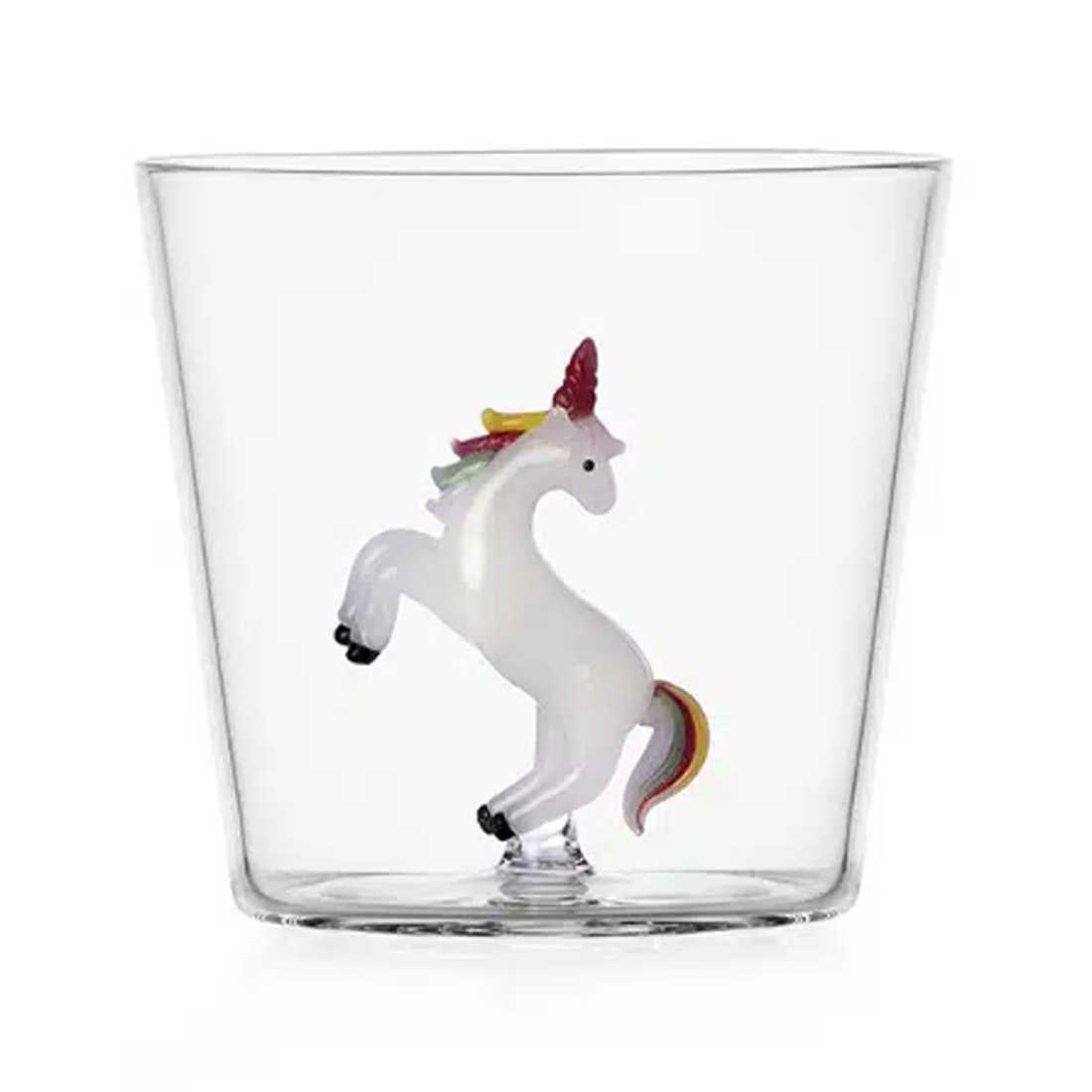 product image - Склянка «Єдиноріг» Ichendorf WOODLAND TALES, об'єм 0,35 л, прозорий