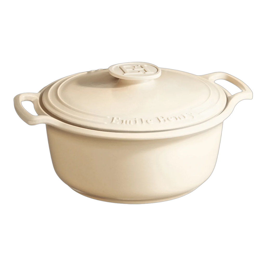 product image - Каструля з кришкою Emile Henry SUBLIME, об'єм 5 л, кремовий