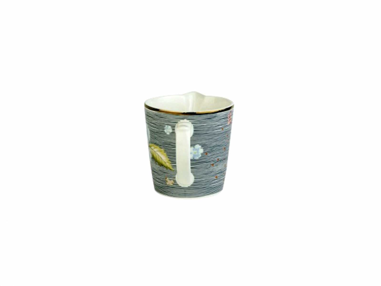 product image - Молочник Laura Ashley HERITAGE, білий в синю смужку з квітами