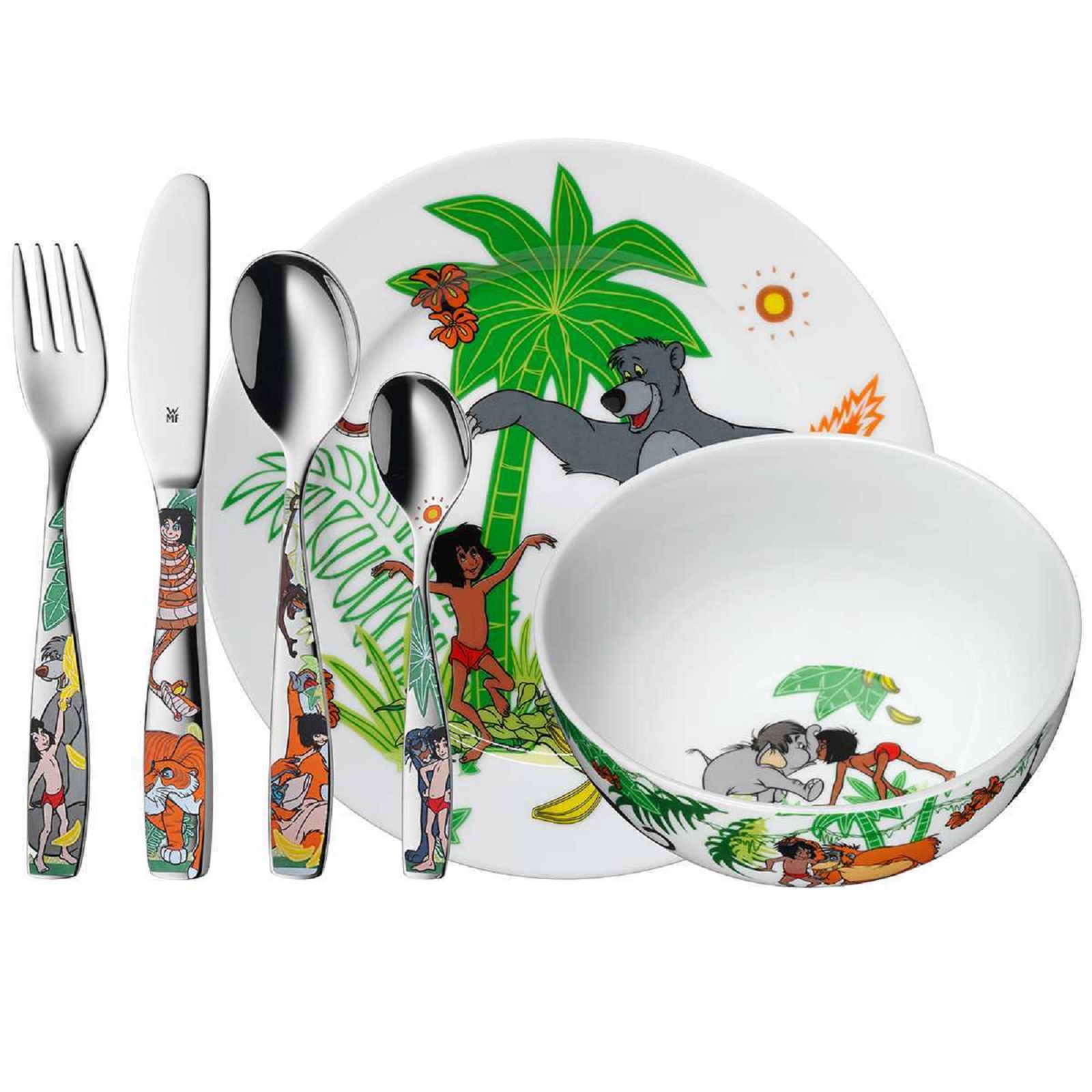 product image - Набір столовий дитячий WMF Jungle Book, 6 предметів