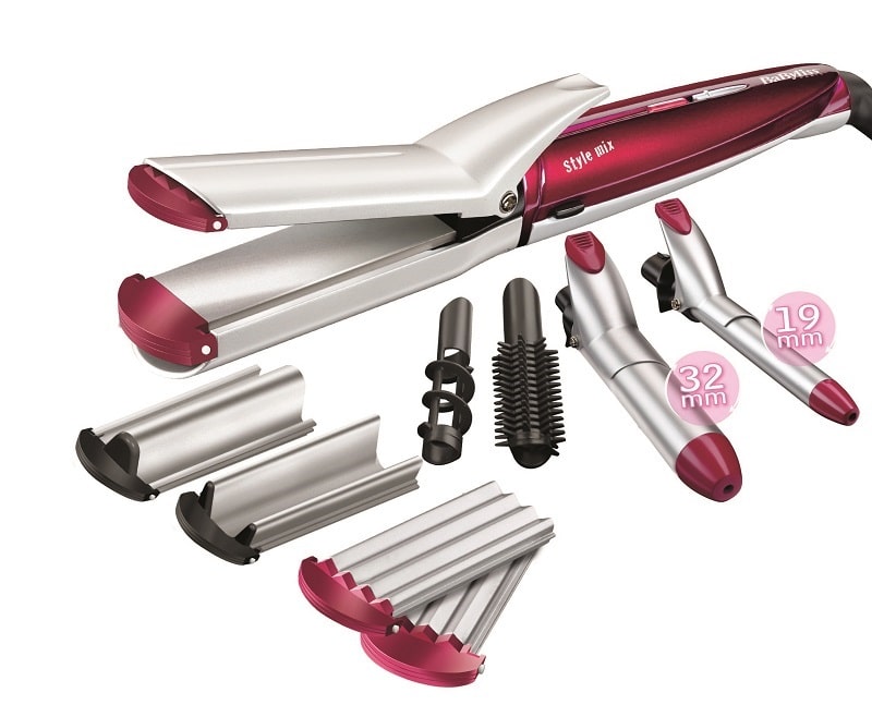 product image - Мультистайлер 10 в 1 BaByliss, червоний з сріблястим