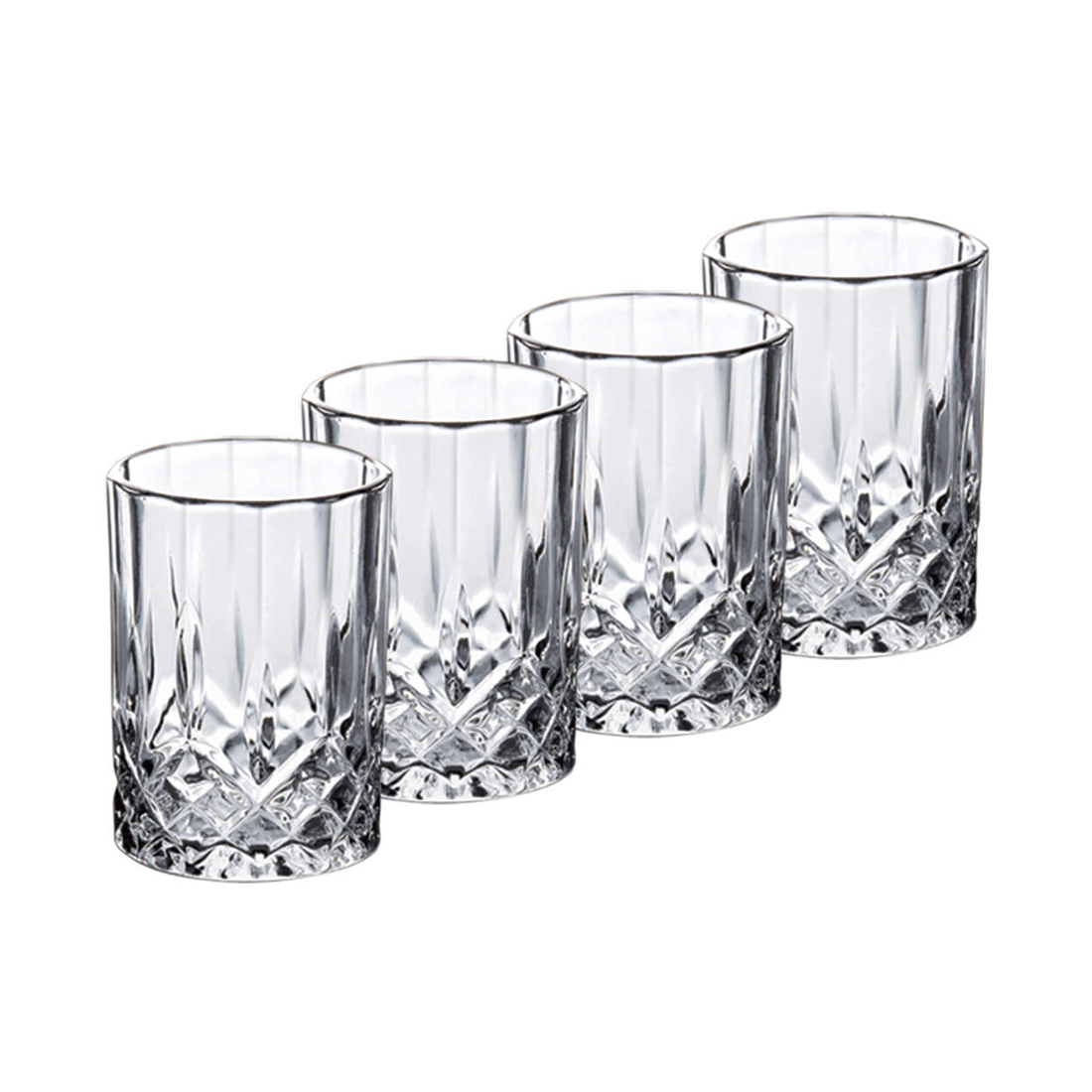 product image - Набір стопок Aida HARVEY, об'єм 0,037 л, прозорий, 4 штуки