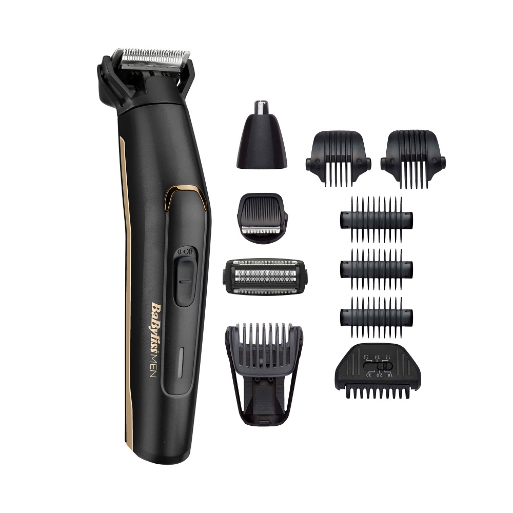product image - Набір для стрижки волосся 11 в 1 BaByliss, чорний із золотистим.