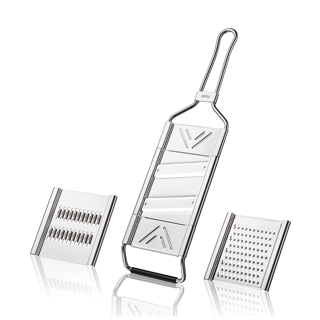 product image - Слайсер з насадками GEFU Raspini, 34х10 см, сріблястий