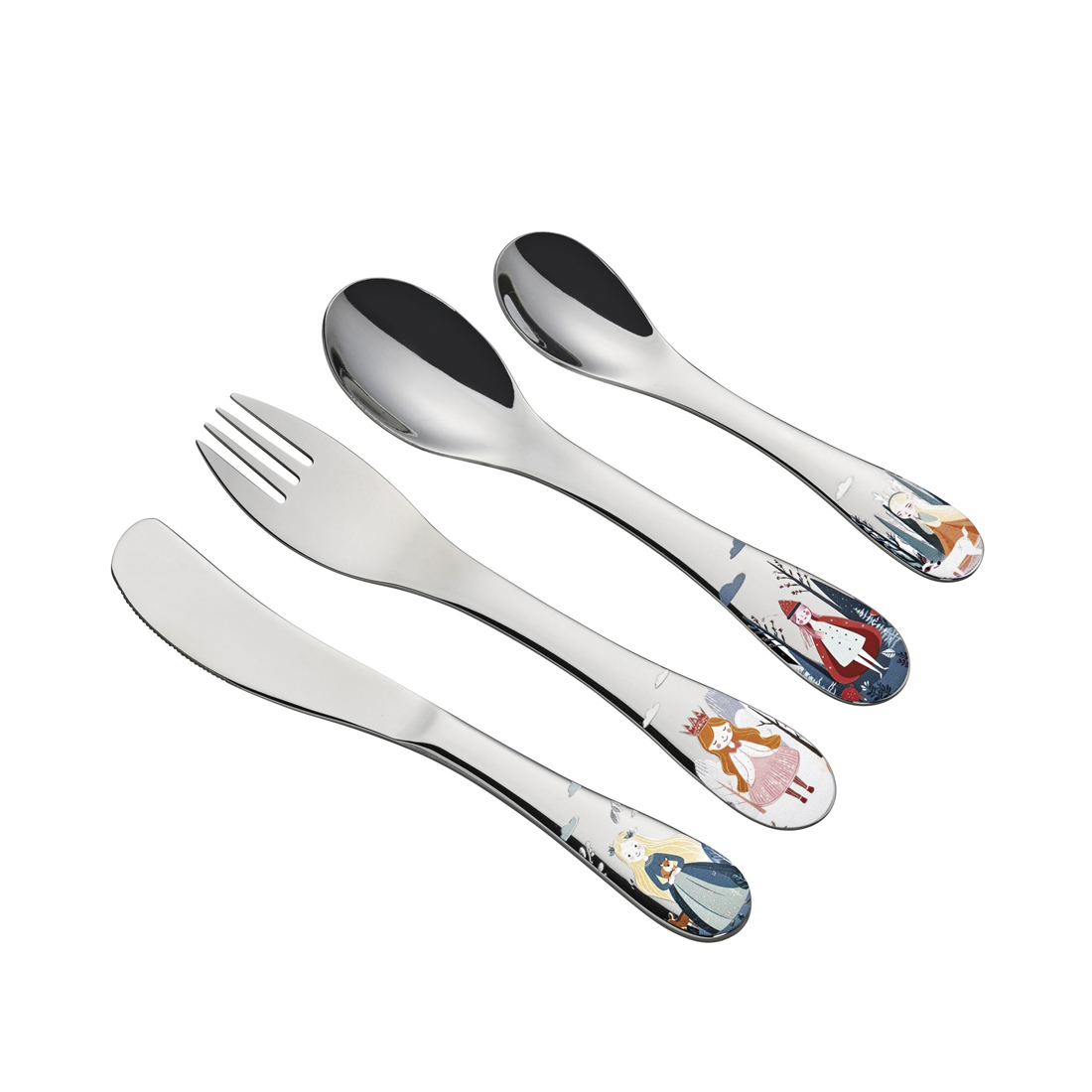 product image - Набір дитячих столових приборів Cilio Princess, 4 пр.