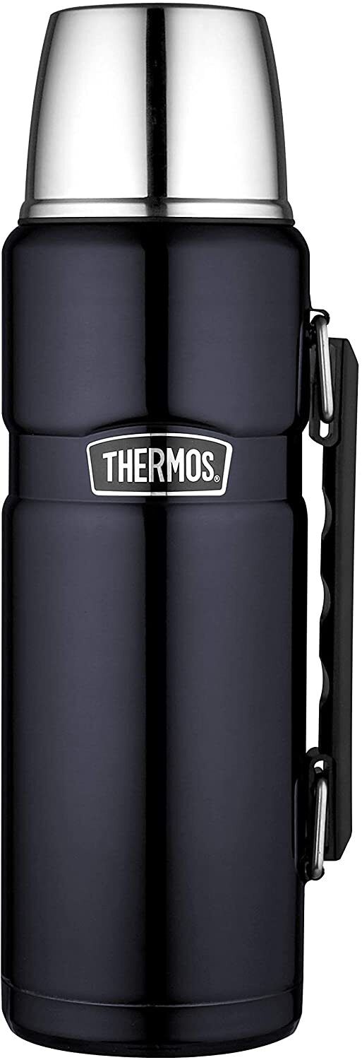 product image - Термос Thermos STAINLESS KING, об'єм 1,2 л, темно-синій