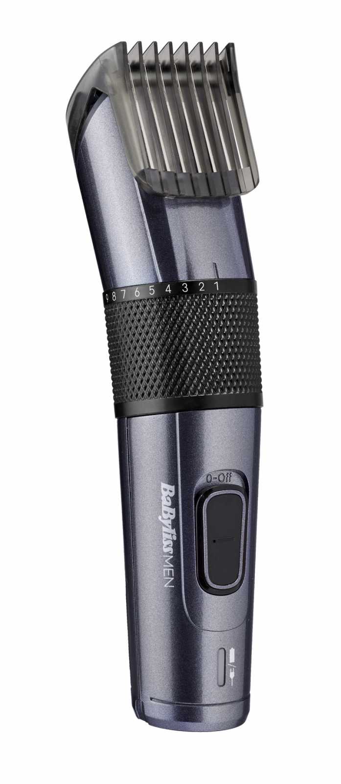 product image - Машинка для стрижки волосся дротова/бездротова BaByliss, сірий з чорним.