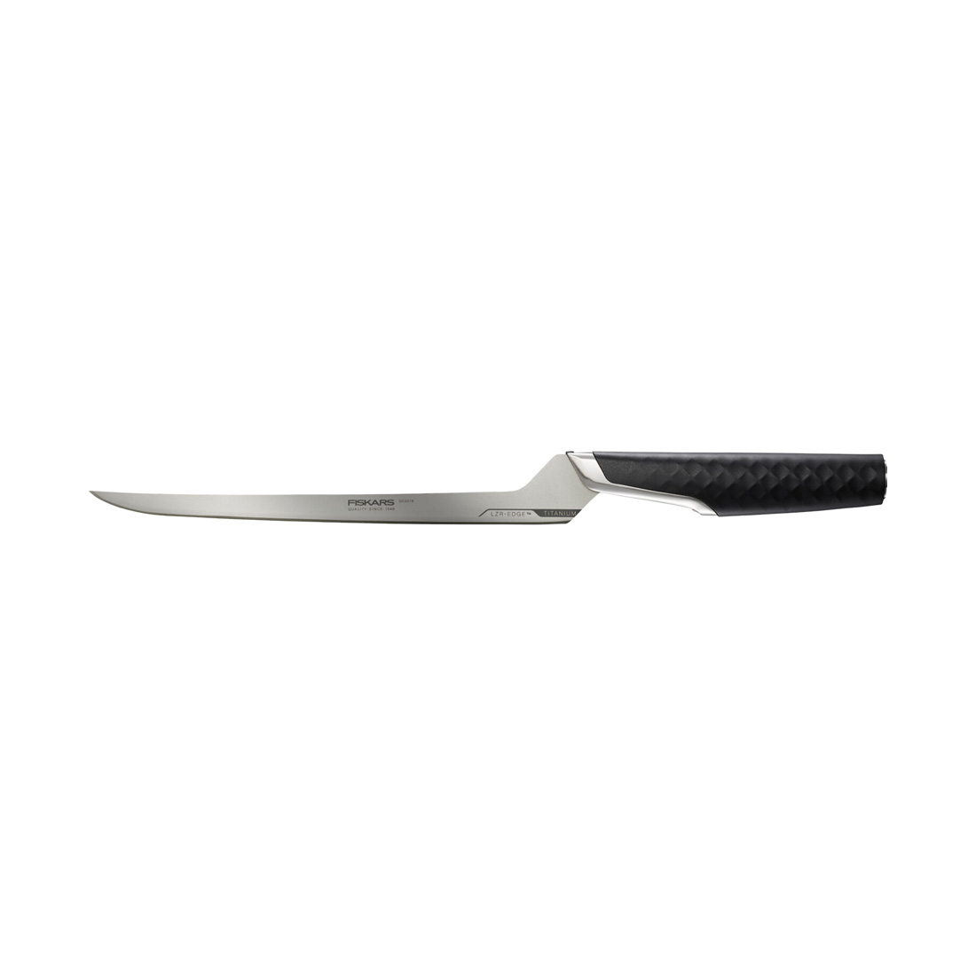 product image - Ніж філейний Fiskars Taiten, довжина 21 см, чорний