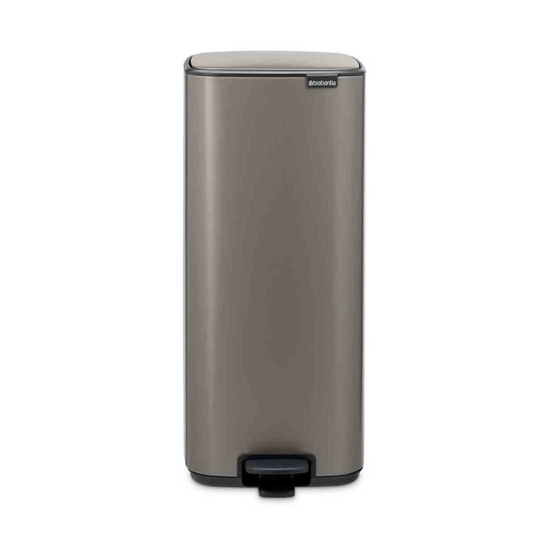 product image - Бак для сміття Brabantia Bo Pedal Bin, об'єм 30 л, платиновий