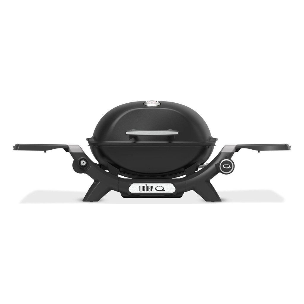 product image - Газовий гриль з бічним столом Weber Q1200N, 65х65х56 см, чорний