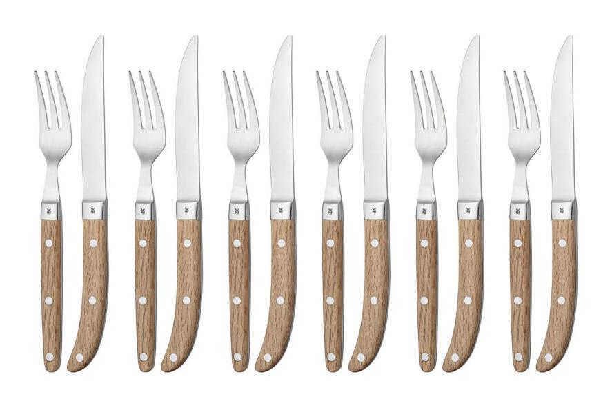 product image - Набір приборів столових для стейка WMF RANCH, бежевий, 12 предметів