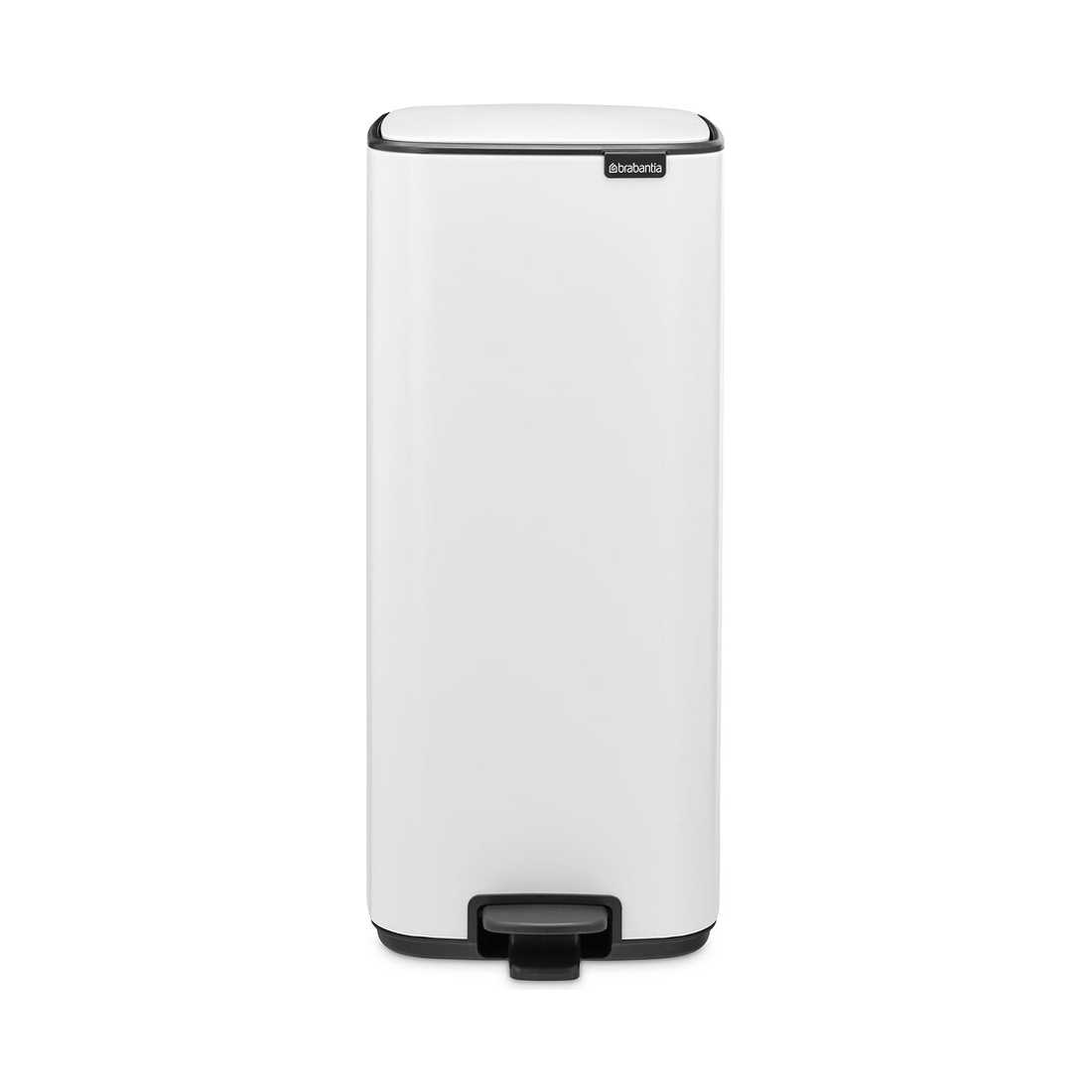 product image - Бак для сміття Brabantia Bo Pedal Bin, об'єм 30 л, білий