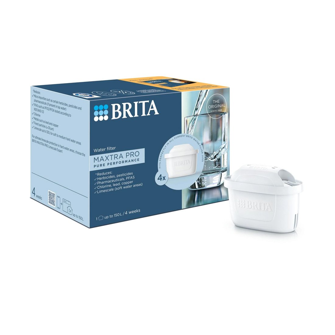 product image - Набір картриджів для фільтра Brita MXPro Pure Performance All-in-1, білий, 4 шт