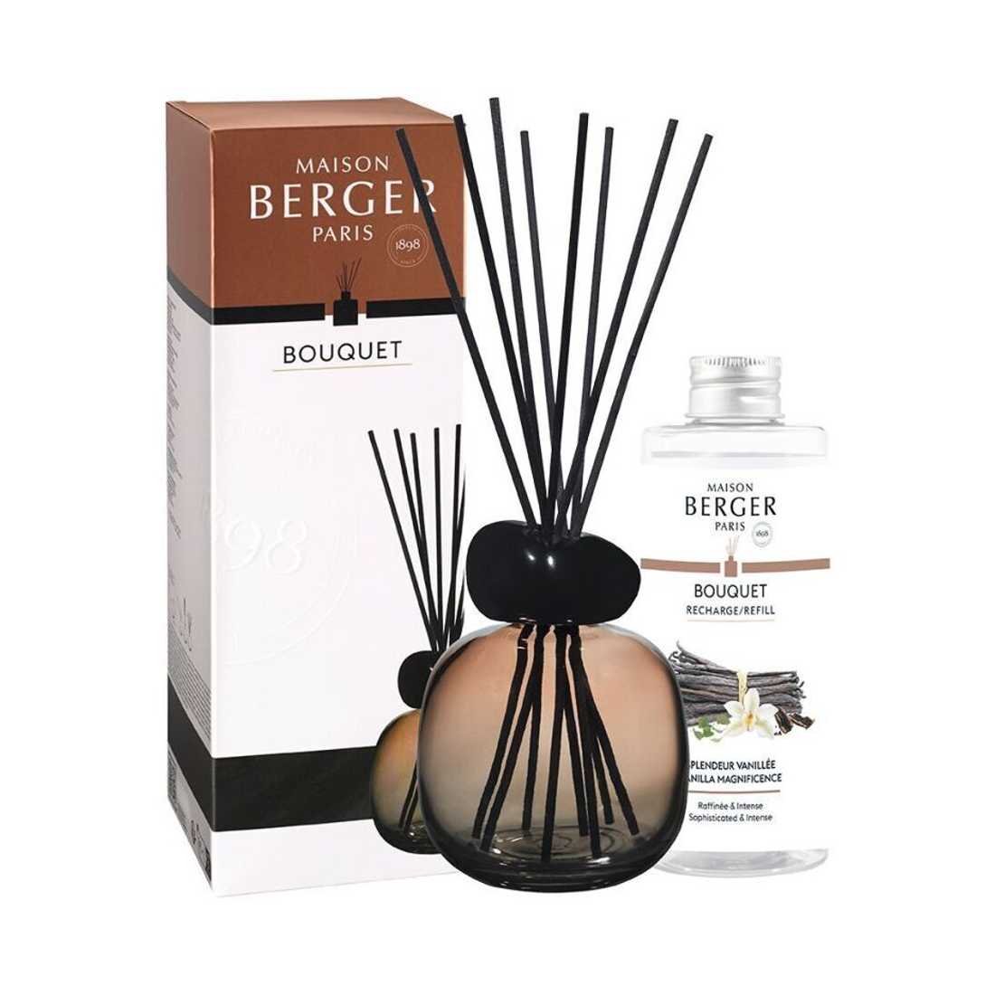 product image - Набор диффузор и наполнитель Maison Berger Paris Vanilla Magnificenceh, объем 0,26 л и 0,18 л