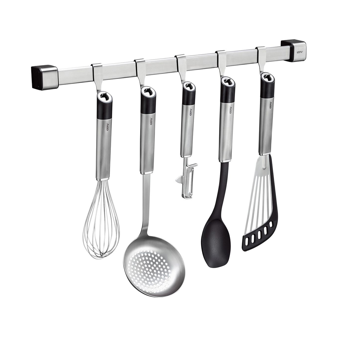 product image - Тримач для кухонного приладдя GEFU Smartline, довжина 50 см, сріблястий