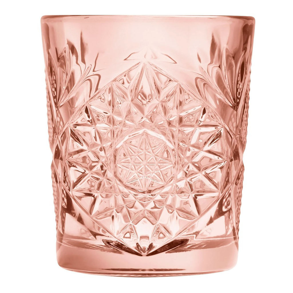 product image - Склянка для віскі Libbey Leerdam HOBSTAR COLORED, об'єм 0,35 л, кораловий