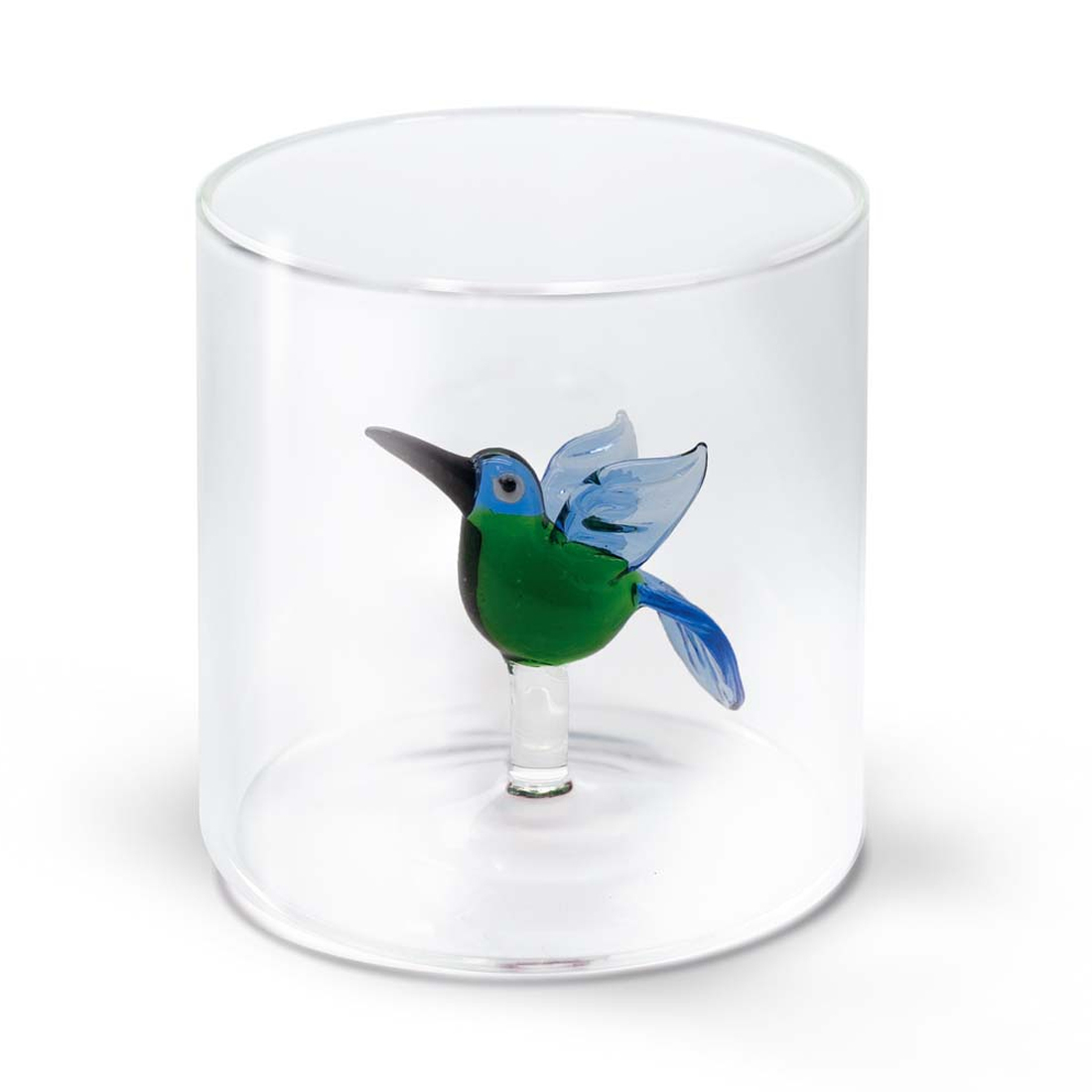 product image - Склянка «Колібрі» WD Lifestyle Monterey Fly Animals, об'єм 0,25 л, прозора
