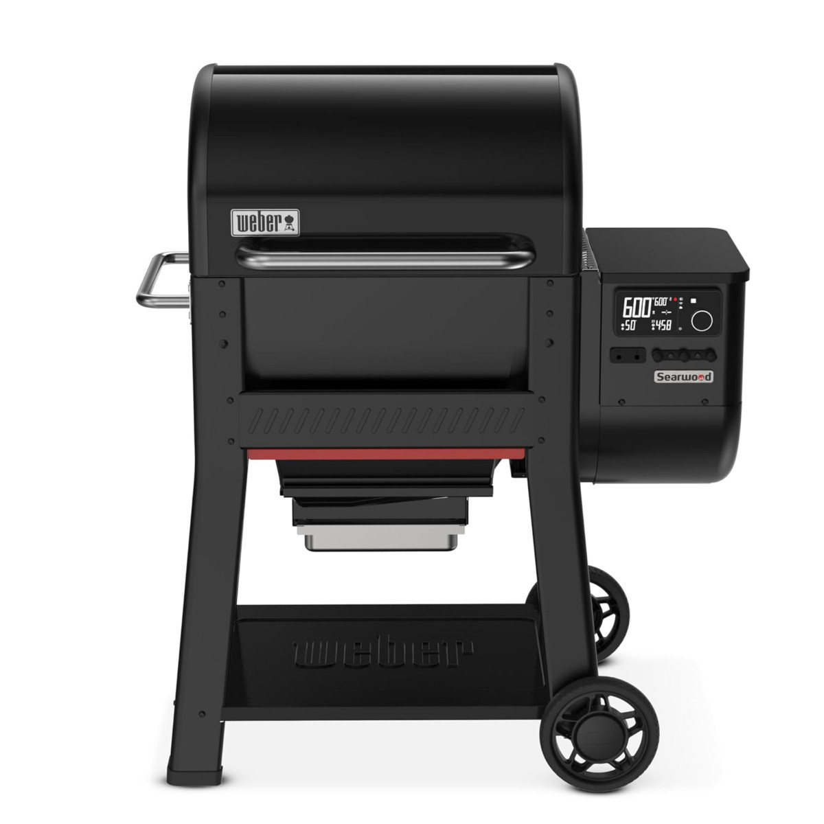 product image - Гриль пелетний Weber Searwood 600, 116x98 x73 см, чорний