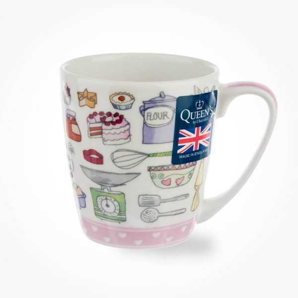 product image - Кухоль порцеляновий Churchill LIVING THE DREAM ACORN MUG CAKE LIFE, об'єм 0,3 л, різнокольоровий