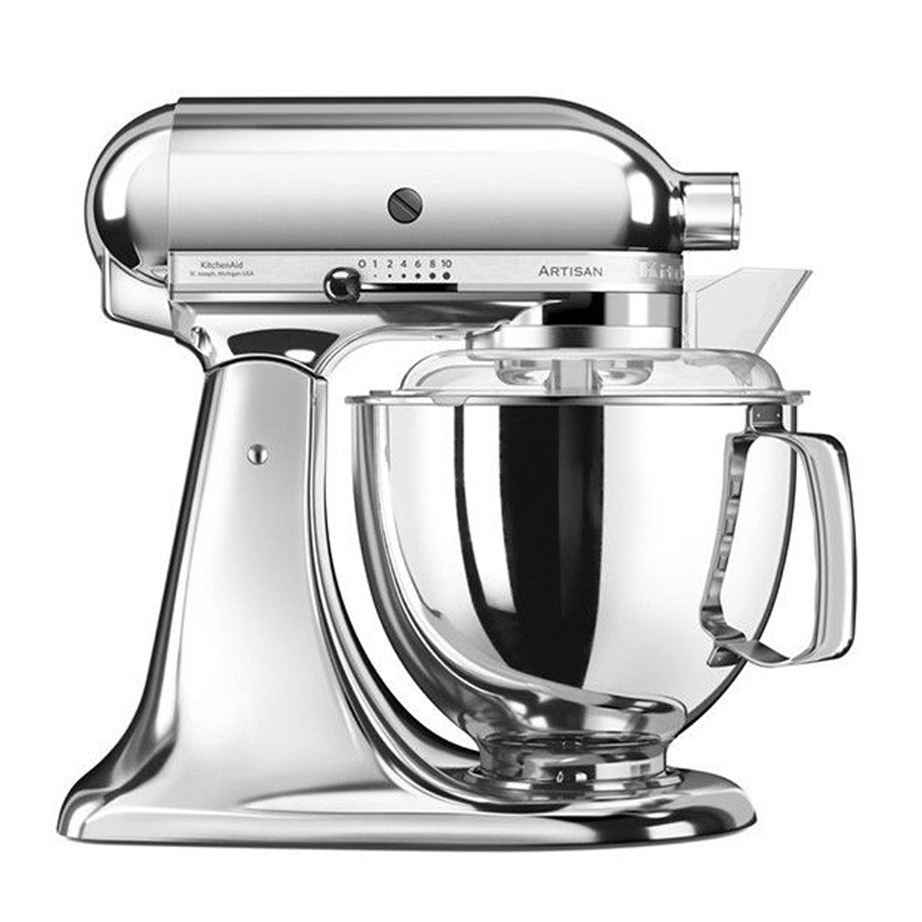 product image - Міксер планетарний KitchenAid Artisan, об'єм чаши 4,8 л, хром