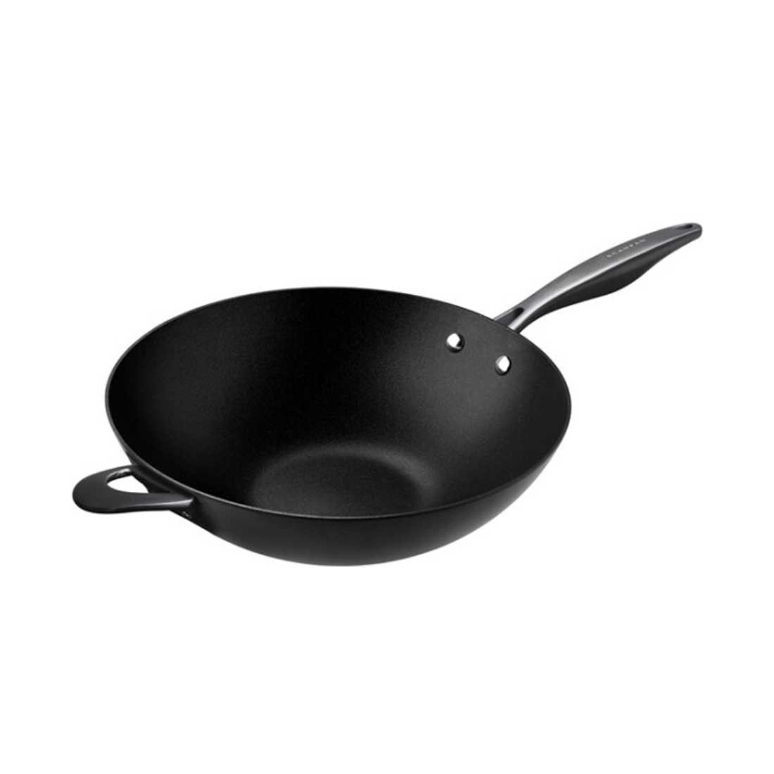 product image - Сковорода вок з антипригарним покриттям Scanpan Pro SB+, діаметр 32 см, чорний
