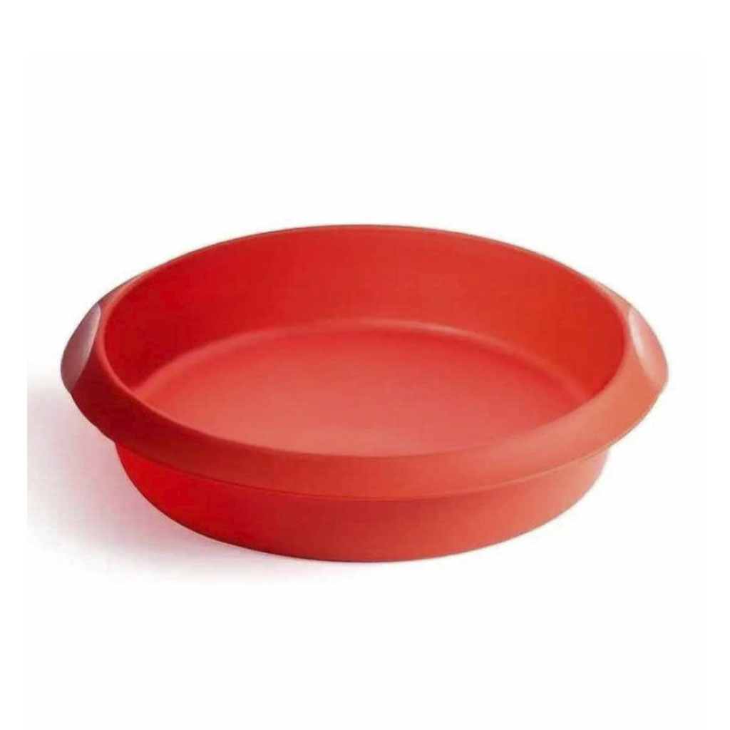 product image - Форма для випічки пирога силіконова Lekue BAKING MOULDS, діаметр 26 см, червоний