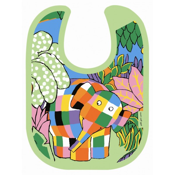 product image - Нагрудник Petit Jour Paris Coated cotton first bib, 21x29 см, різнокольоровий