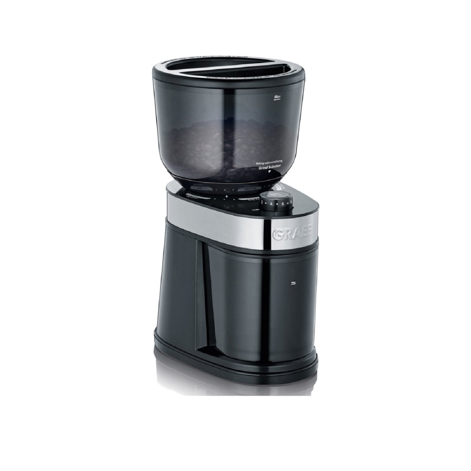 product image - Кавомолка електрична GRAEF COFFEE GRINDER, 19х13х26,6 см, чорний