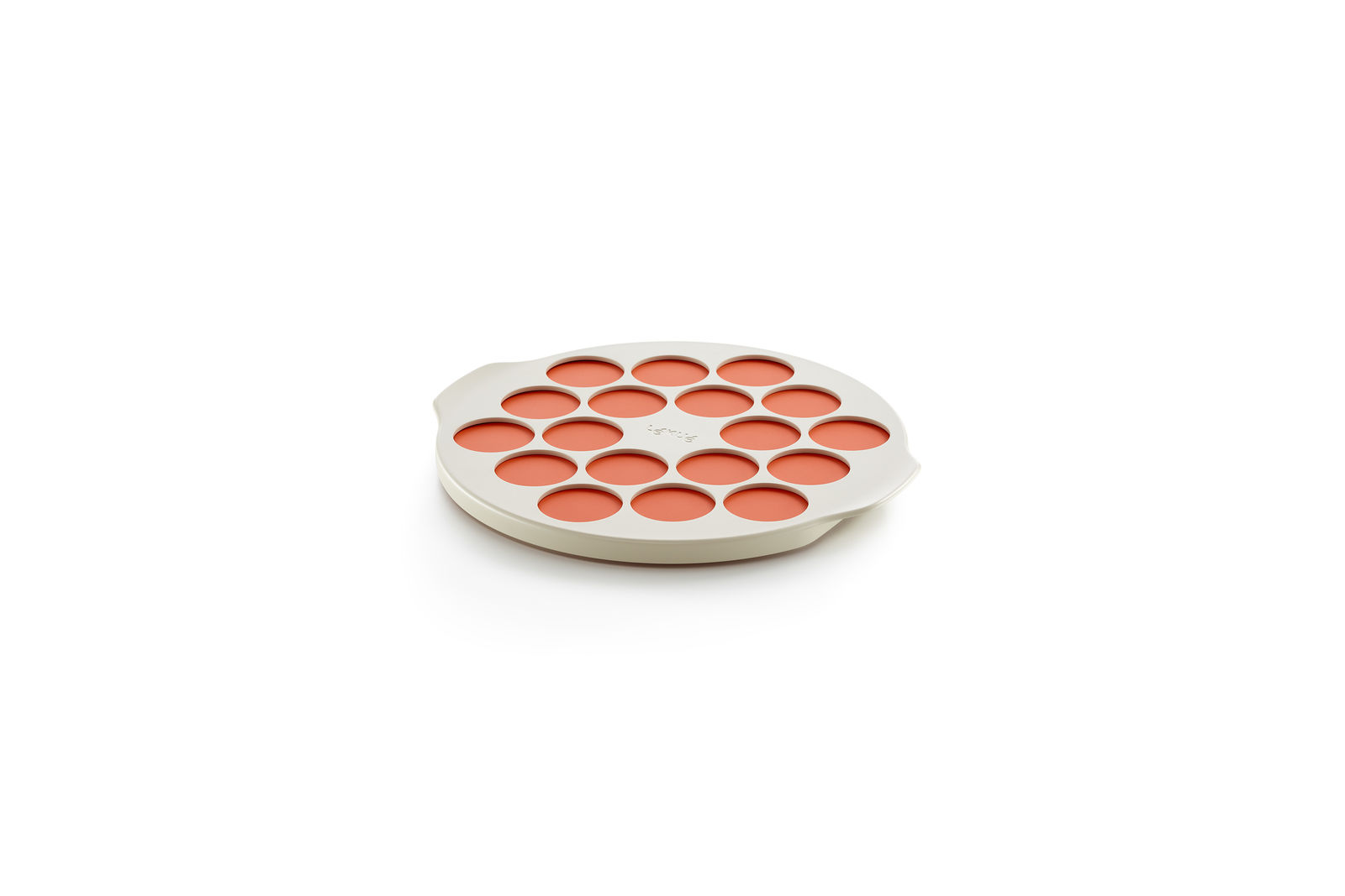 product image - Форма для овочевого печива/чіпсів Lekue, діаметр 29,7 см, бежевий з червоним