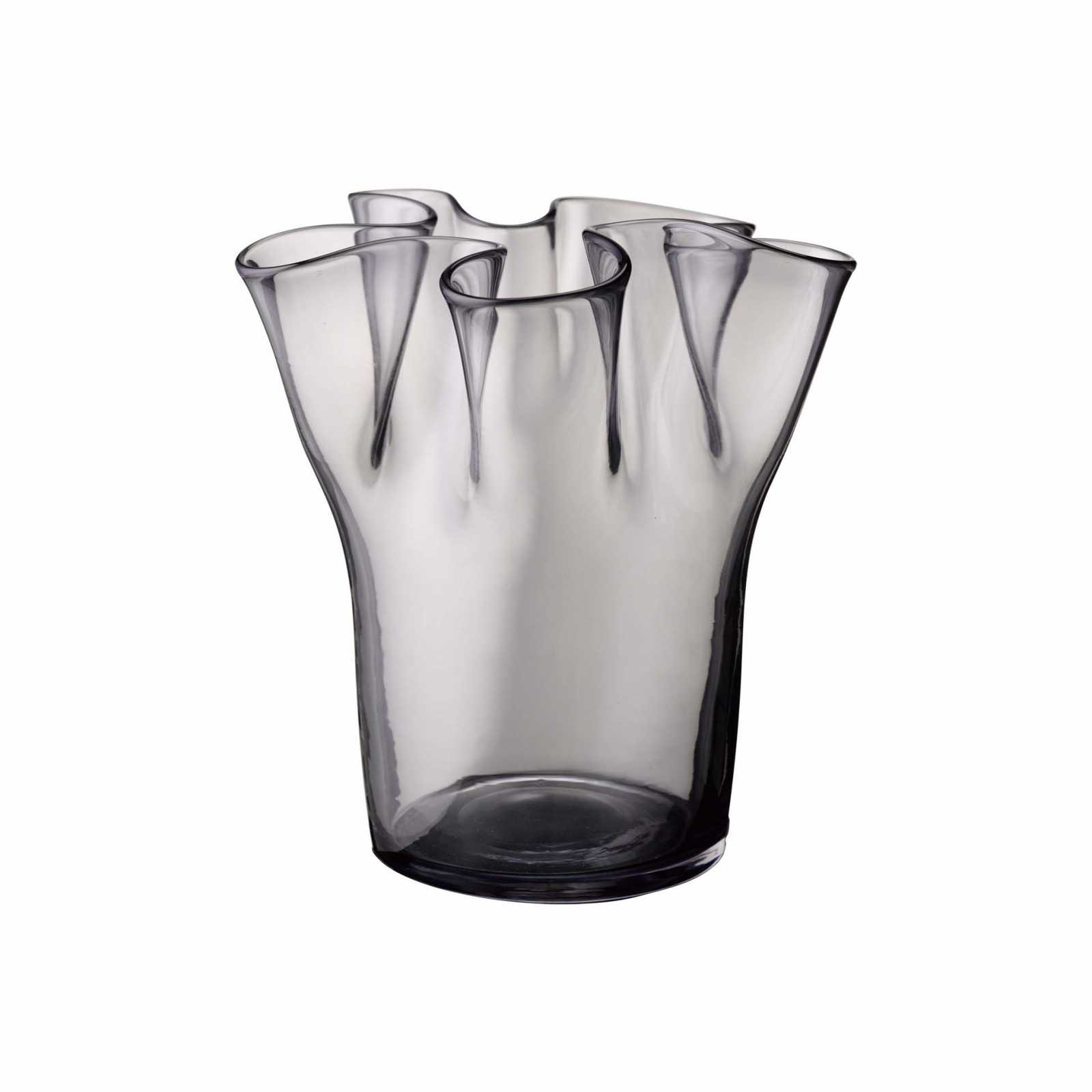 product image - Ваза Aida TULIP VASE, висота 20 см, прозоро-сірий