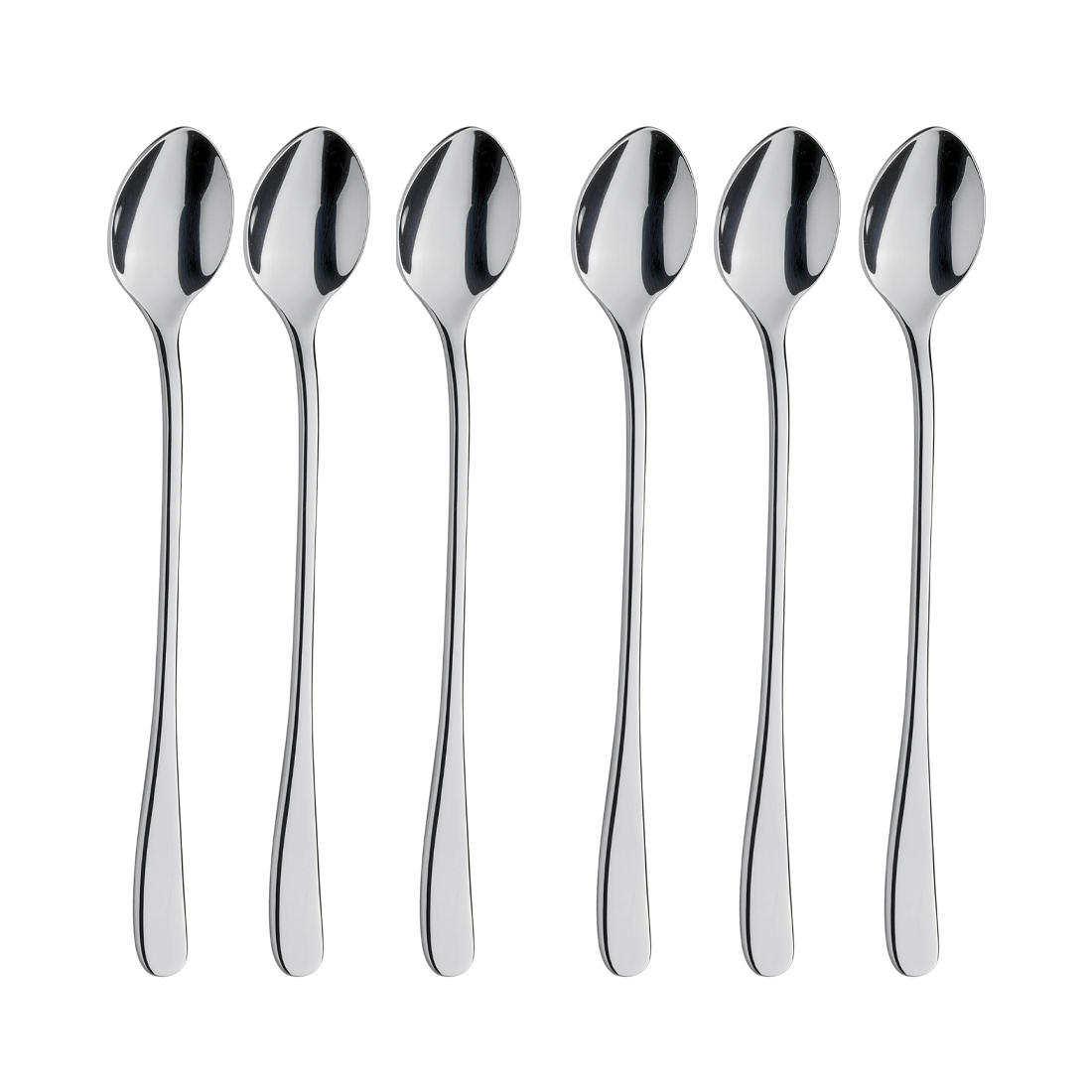 product image - Набір ложок для лате/коктейлів Cilio Roma, довжина 20 см, 6 шт.