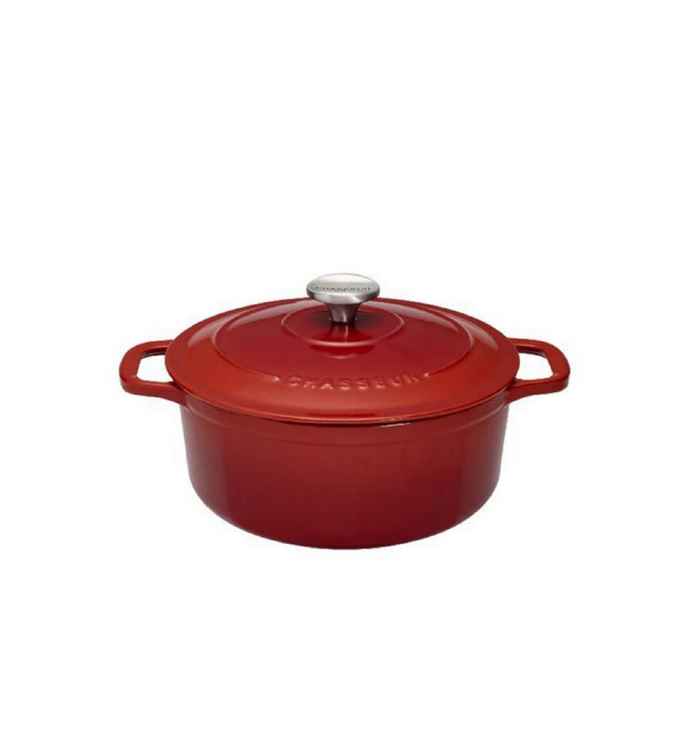 product image - Каструля з кришкою Chasseur ROUND CASSEROLE, об'єм 1,8 л, червоний