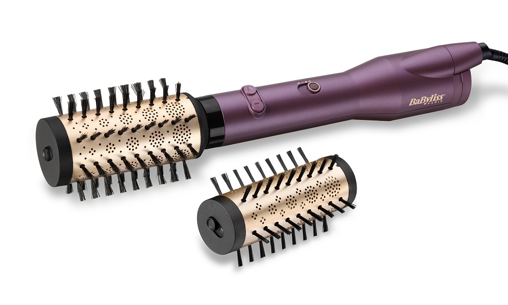 product image - Фен-щітка BaByliss Big Hair Dual, потужність 650 Вт, фіолетовий із золотистим