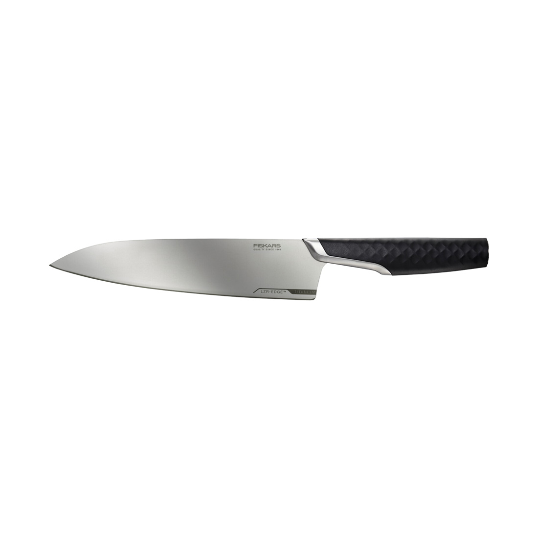 product image - Ніж шеф-кухаря Fiskars Taiten, довжина 20 см, чорний