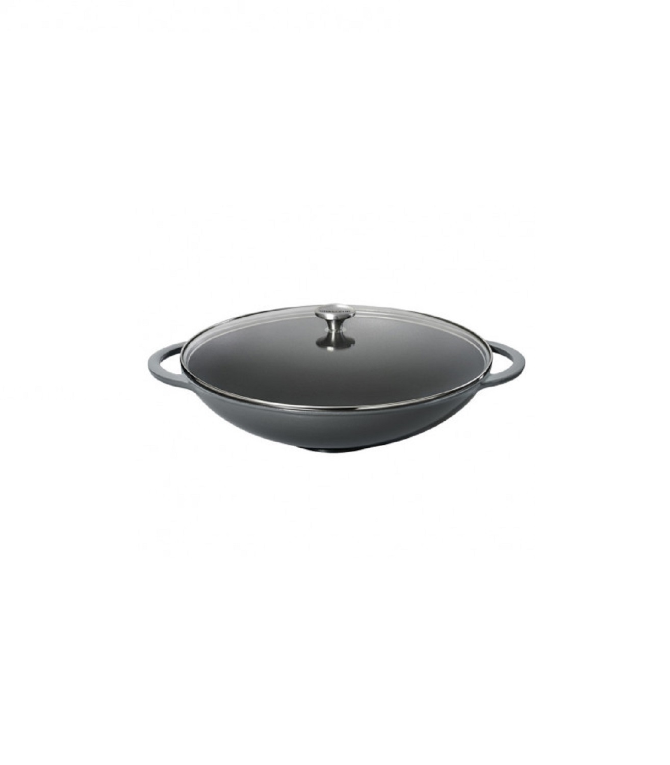 product image - Вок з кришкою Chasseur FRYPAN, діаметр 37 см, об'єм 4,5 л, чавун, темно-сірий