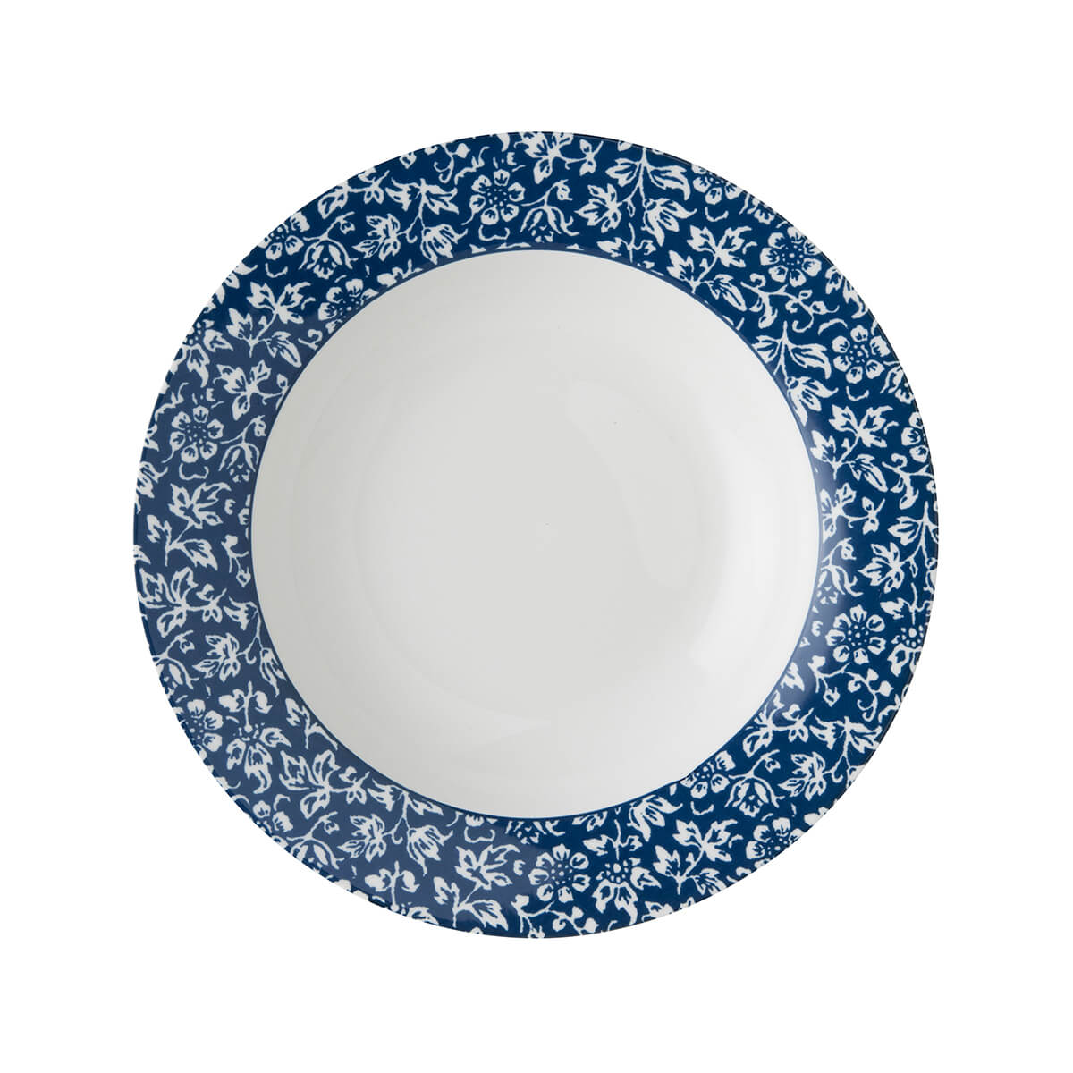 product image - Тарілка глибока порцелянова Laura Ashley BLUEPRINT, 22 см, синій в дрібну квітку