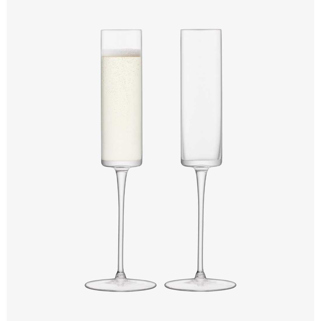 product image - Набір келихів для шампанського LSA Otis, об'єм 0,15 л, прозорий, 2 шт