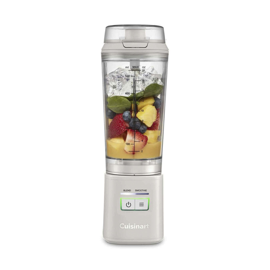 product image - Блендер акумуляторний портативний Cuisinart Blas & Go, об'єм 0,5 л, білий