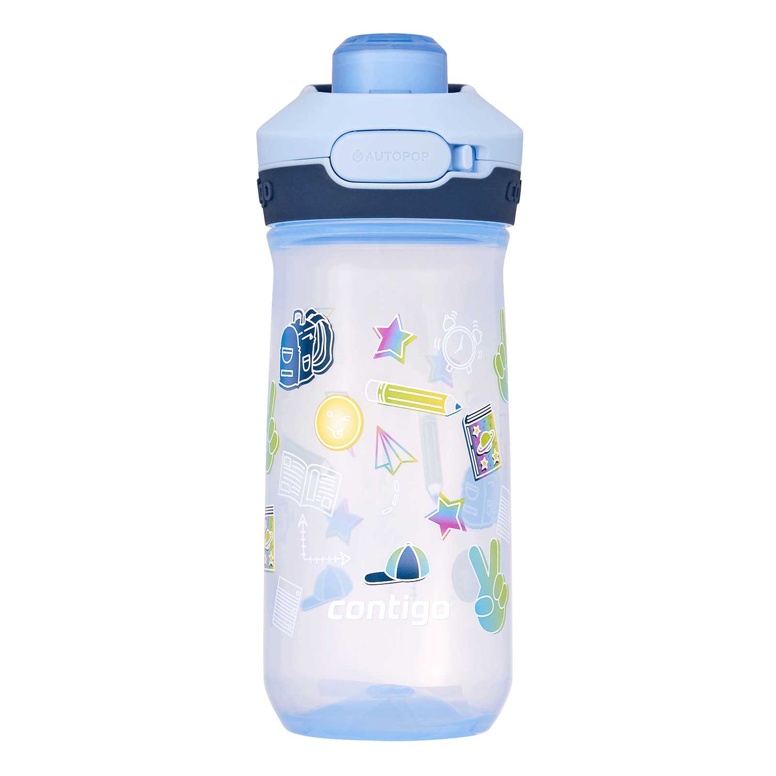 product image - Пляшка дитяча Contigo JESSIE AUTOPOP, об'єм 0,42 л, різнокольоровий