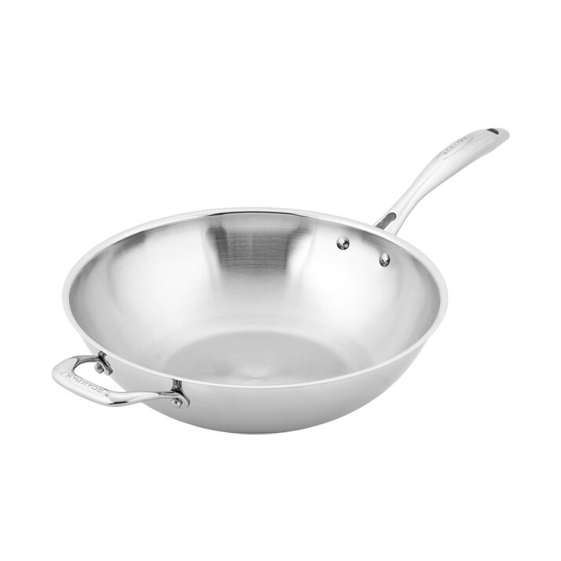 product image - Сковорода вок сталева Scanpan Fry Pan STS, діаметр 32 см, сріблястий