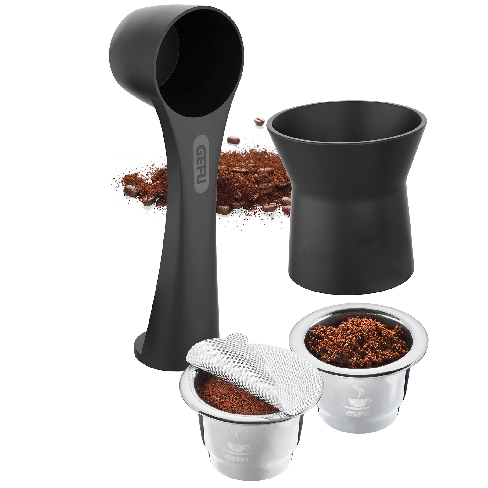 product image - Набір багаторазових капсул для кавомашин NESPRESSO GEFU CONSCIO, 2 штуки