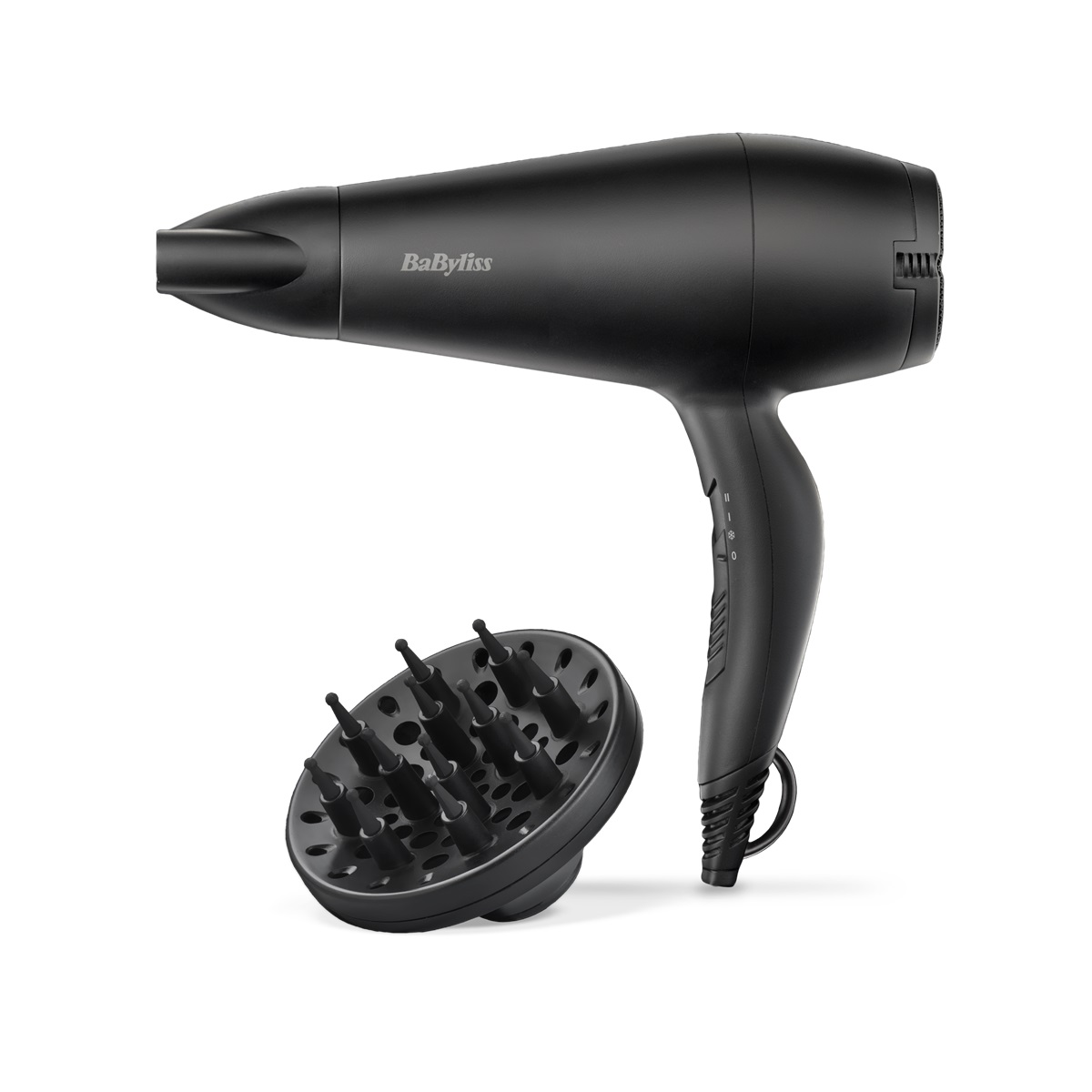 product image - Фен BaByliss Power Smooth 2000, потужність 2200 Вт, чорний